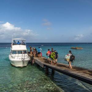 Curacao boat diving