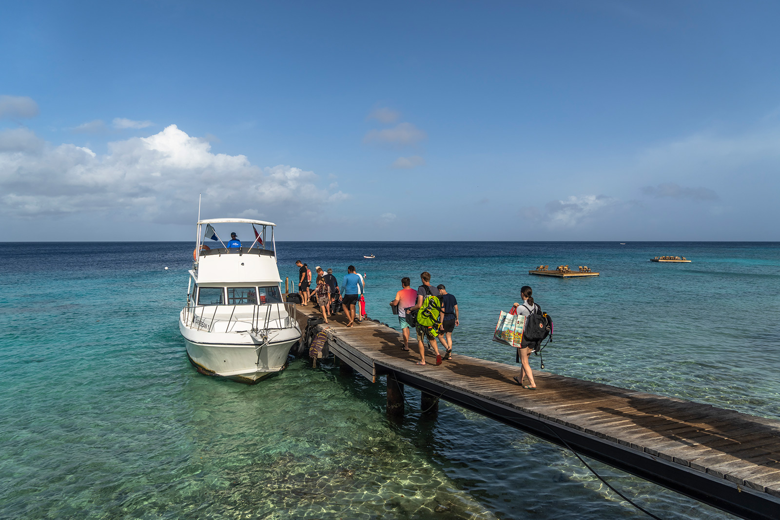 Curacao boat diving